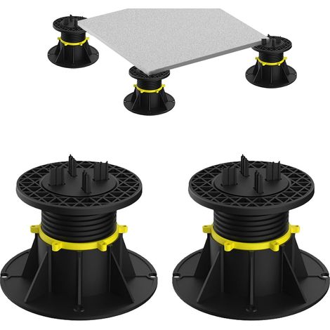 Adjustable Decking Brackets Universal and Plate Bearings for Wood Stone Outdoor Use (7-11cm) (1/5)