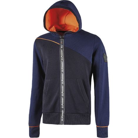 Felpa full zip Jupiter Deep Blue tg. M