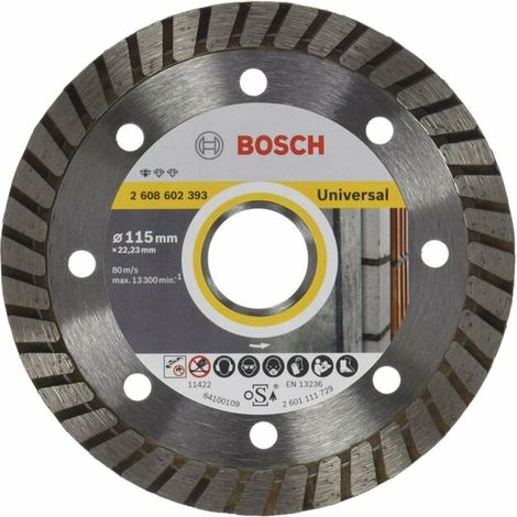 BOSCH 2608602393 DISCO DIAMANTATO STANDARD FOR UNIVERSAL TURBO DIAMETRO 115MM