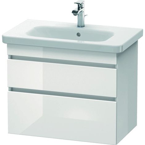 Duravit Waschtischunterbau DURASTYLE 448x730x610mm eiche natur / weiß matt (1/4)