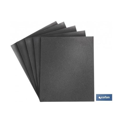 Papier abrasif cofan g2500 grain 2500 format 230x280 mm
