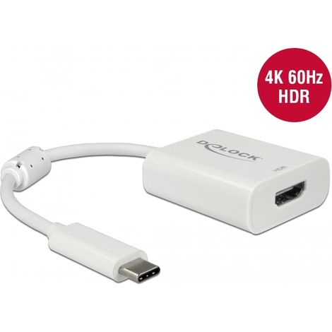 Delock USB Type-Câ¢ Adapter zu HDMI (DP Alt Mode) 4K 60 Hz mit HDR Funktion