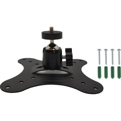 Support de projecteur à montage vertical, fixation murale universelle pour projecteur de plafond ou mural, vis 1/4", mini support pour appareil photo (1/5)