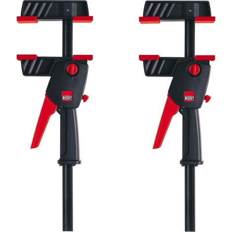 Pair of Bessey Duo Klamp One Handed Clamps Parallel Clamping DUO 300/85 DUO30-8 (1/4)
