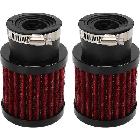 Set di 2 filtri aria universali ad alta efficienza da 2848 mm per ciclomotori, scooter, quad e moto da fuoristrada da 50cc, 70cc, 90cc e 125cc (nero e verde). (1/5)