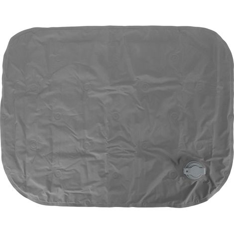 Coussin gonflable d'extérieur léger et pliable, coussin de siège portable et doux pour le camping, la randonnée et l'escalade (gris) (1/5)