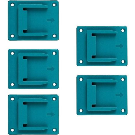 Support Pour Outil Sans Fil - En Plastique ABS Haute Résistance - Compatible Avec Outils Bosch Et Makita 18 V - Lot De 5 (1/5)