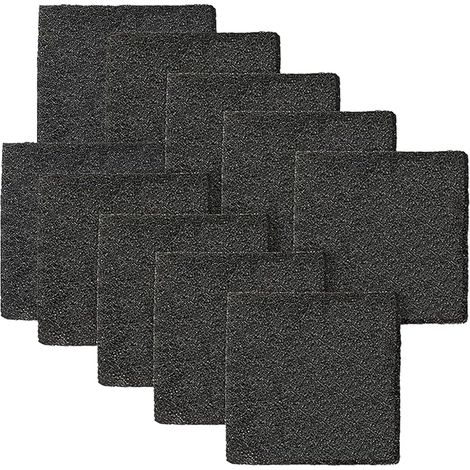 Lot de 10 filtres à charbon actif compatibles avec le composteur Naber pour déchets de cuisine, poubelle, filtre à charbon absorbant les odeurs, filtre à déchets, modèle 8013335 (1/5)