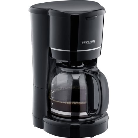 Severin 4320 Kaffeemaschine Schwarz Fassungsvermögen Tassen=10 Glaskanne, Warmhaltefunktion (1/5)