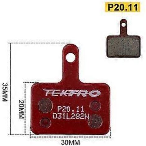 2 paires de plaquettes de frein hydrauliques P20.11 pour vélo M335 395