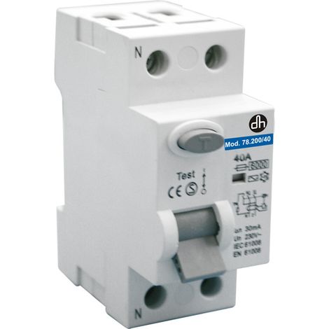 Fehlerstrom-Schutzschalter (RCCB) 2 25 A 230 VAC Electro Dh 78.200/25 8430552142446