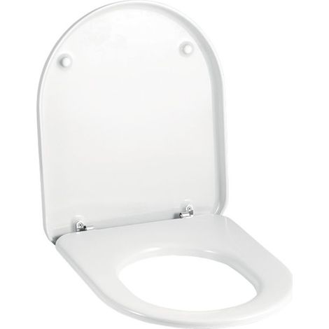 GE Mango WC-Sitz, weiß Scharniere verchromt (1/4)