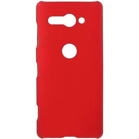 Étui rigide en plastique caoutchouté (Style C) pour Sony Xperia XZ2 Compact. (1/3)