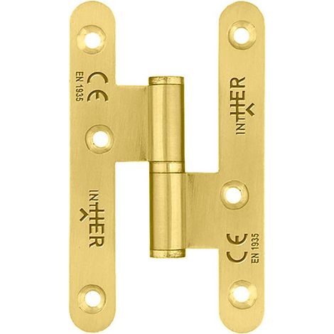 Pernio Inther L305/100 Latón Satinado 100x58.5 mm Pack 20 Uds