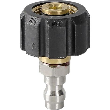 1 piece, high-pressure cleaner adapter set M22 14 mm + 1/4 QRP quick connection