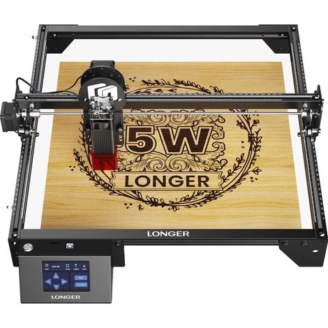 Graveur Laser, Puissance de 5,5W, Zone de Travail de 400x400mm (1/2)