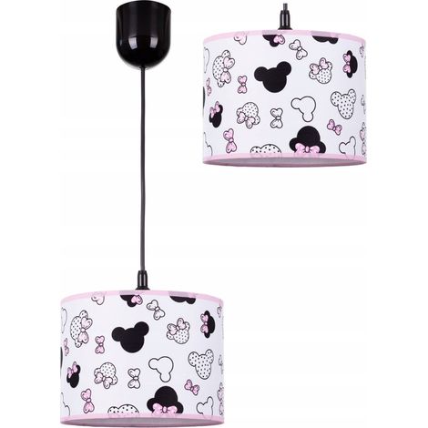 LÁMPARA COLGANTE INFANTIL MICKEY MOUSE PANTALLA NIÑA LÁMPARA LED MODERNA (1/4)