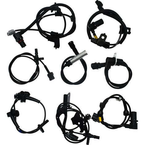 ABS sensor kit compatible with Toyota, Honda, Nissan, Mazda, Mitsubishi, Suzuki, Subaru, Isuzu and other Japanese car manufacturers.