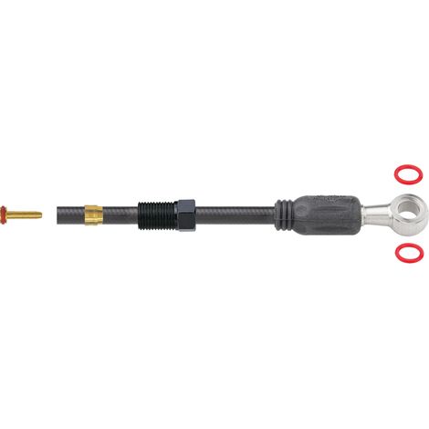 Kit Durite Hydraulique Minérale Compatible Tektro Banjo - Montage Précis - Jagwire