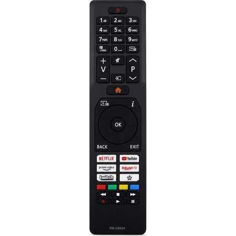 Telecomando TV Compatibile con JVC RM-C3604 con Tasti Netflix, YouTube e Prime Video (1/5)