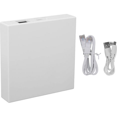 Prise en charge de la passerelle filaire pour Tuya ZigBee 3.0 Smart Home Hub avec commande vocale à distance Port réseau RJ45 (1/5)