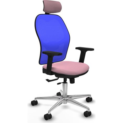 Silla piqueras y crespo Jorquera azul respaldo fijo soporte lumbar (1/2)