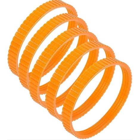 Kaelt - Lot de 5 courroies d'entraînement de rabot électrique Orange 1911B de 9,6 mm