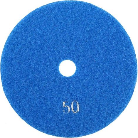 Tampons de polissage de diamant humide de 5 '' pouces 125 mm Disques de broyage pour le marbre en béton en granit (50) (1/5)