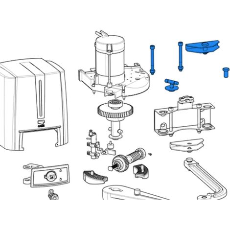 Came – Pièce détachée et accessoires pour motorisation de portail – Fonction de la porte – 119RID380