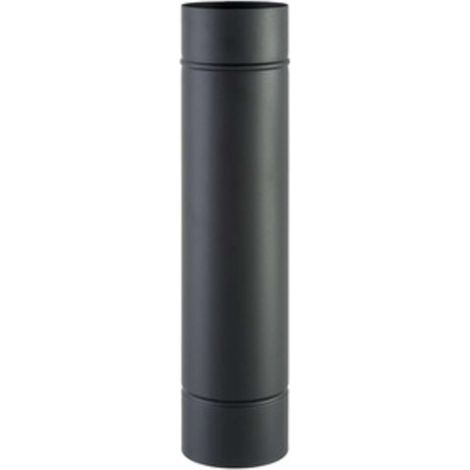 TUBO PORCELLANATO D 13 X H  50CM NERO OPACO CLASSIC - 6 pezzi