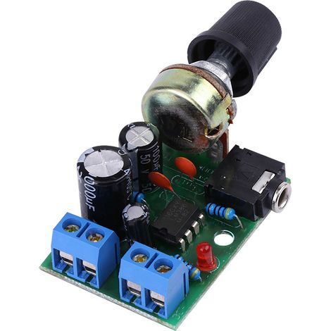 1 LM386 Super MINI Verstärkerplatine 3V-12V Leistungsverstärker (1/5)