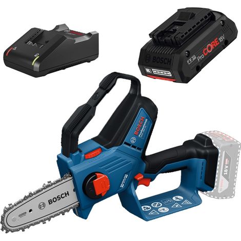 Bosch Professional 18V Brushless Pruning Chainsaw 15cm + 4ah ProCore Kit