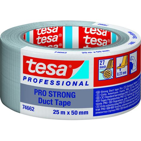 NASTRO AMERICANO PRO STRONG 50MMX25M GRIGIO- TESA- 6,0 pz