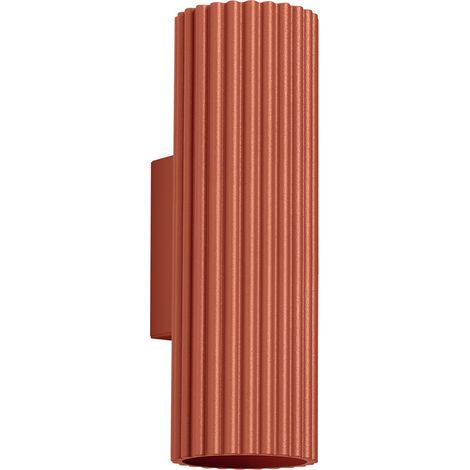 Lámpara de pared ámbar 2 GU10 rojo ocre ALU lumilo 16.603.55 (1/5)