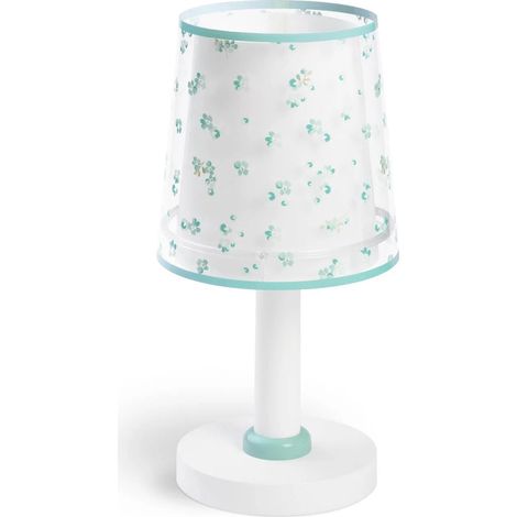 Dalber Lámpara de mesa turquesa con flores infantil Dream Flowers (1/5)