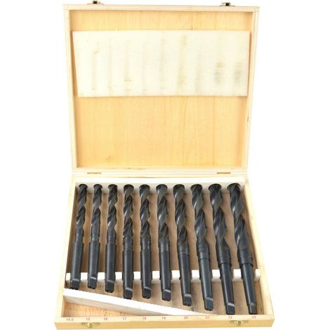 Juego de 10 brocas cónicas Morse para metal MK2 14,5-23 mm (5) (1/5)