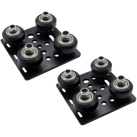 V Slot plaque portique,POM Wheels Set avec plaque pour aluminium Extrusion 2Pack (1/5)