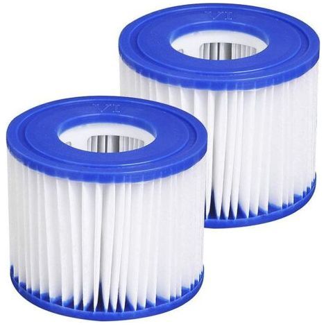 Filtre pour spa Bestway 58323, cartouche filtrante taille 6 pour Lay-Z-Spa, pour Monaco, pour Miami, pour Vegas (paquet de 4)-AquaForge (1/3)