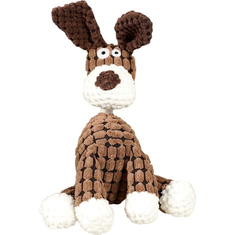 Jouet En Peluche Pour Chien - Jouet Dentaire À Mâcher En Velours Côtelé - Forme De Singe Cochon - Pour Chiens Moyens Et Grands (1/5)