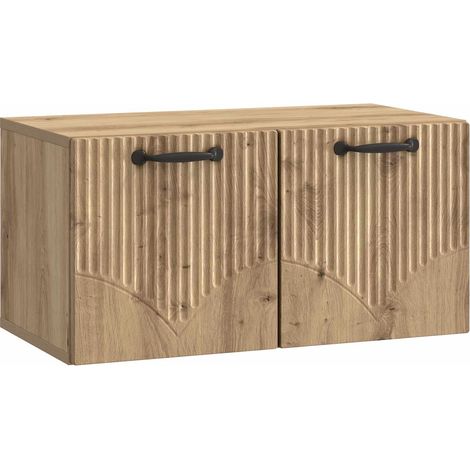 Mueble para TV de pared Roble Artesanal 59,5 x 31 x 30 cm vidaXL