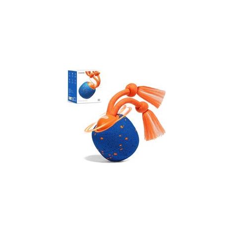 Giocattolo interattivo intelligente per cani, Wicked Ball Rolly, movimento automatico, rimbalzo, rotazione, materiale E-TPU, palla interattiva rotante attiva per cani di taglia media e grande (blu) - 