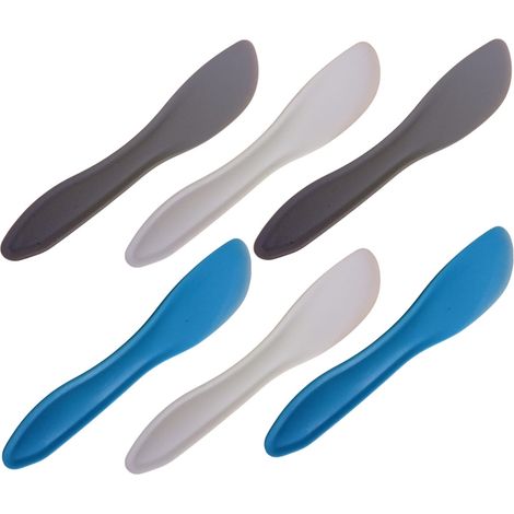 Lot de 6 couteaux à beurre de couleurs différentes - Couteau à beurre