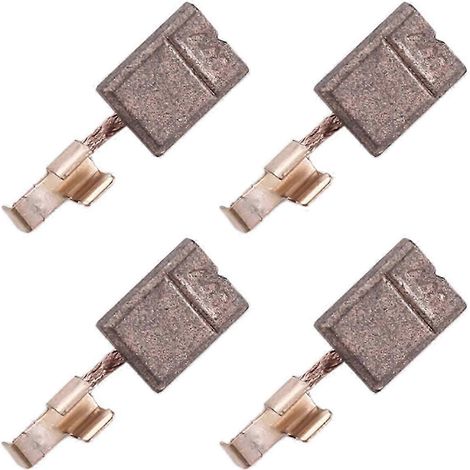 Lot de 4 balais de charbon pour hameçonneuse sans fil Makita DTD146 DHP456 DHP458 BHP456 BDF446 BHP454 CB440 (1/5)