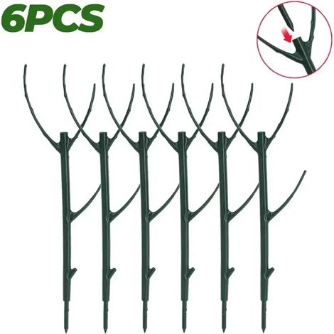 (6 pièces) Tuteur pour plantes grimpantes, piquet pour bonsaï, support pour plantes de jardin, support pour fleurs en pot (1/4)
