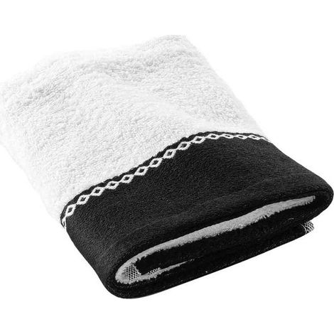 Serviette de toilette en éponge jacquard SARASO (1/3)
