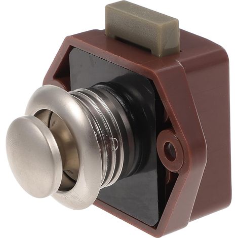 Verrou à bouton, poussoir pour meubles et camping, cars (1/5)
