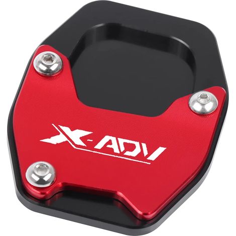 (Red x-ADV)Almohadilla de rallonge de pata de cabra CNC pour motocicleta, plaque d'extension de tarte latérale pour HONDA X-ADV750, XADV 750, NC750X, NC 750X, 2021, 2022, 2023 maxpower (1/4)