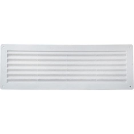 griglia di aerazione in abs protezione antinsetti tipo rettangolare cm 15x20