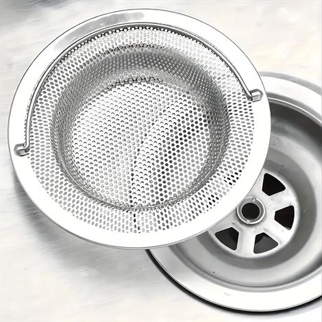 Colador de fregadero de cocina, colador de desagüe de silicona, apto para lavavajillas, adecuado para cocinas y baños, accesorios de cocina para el hogar. (1/5)