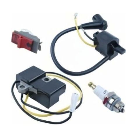 Bobine d'allumage pour tronçonneuses Husqvarna anciennes - Module compatible modèles 61, 66, 162 et 266 --ARCAN (1/4)